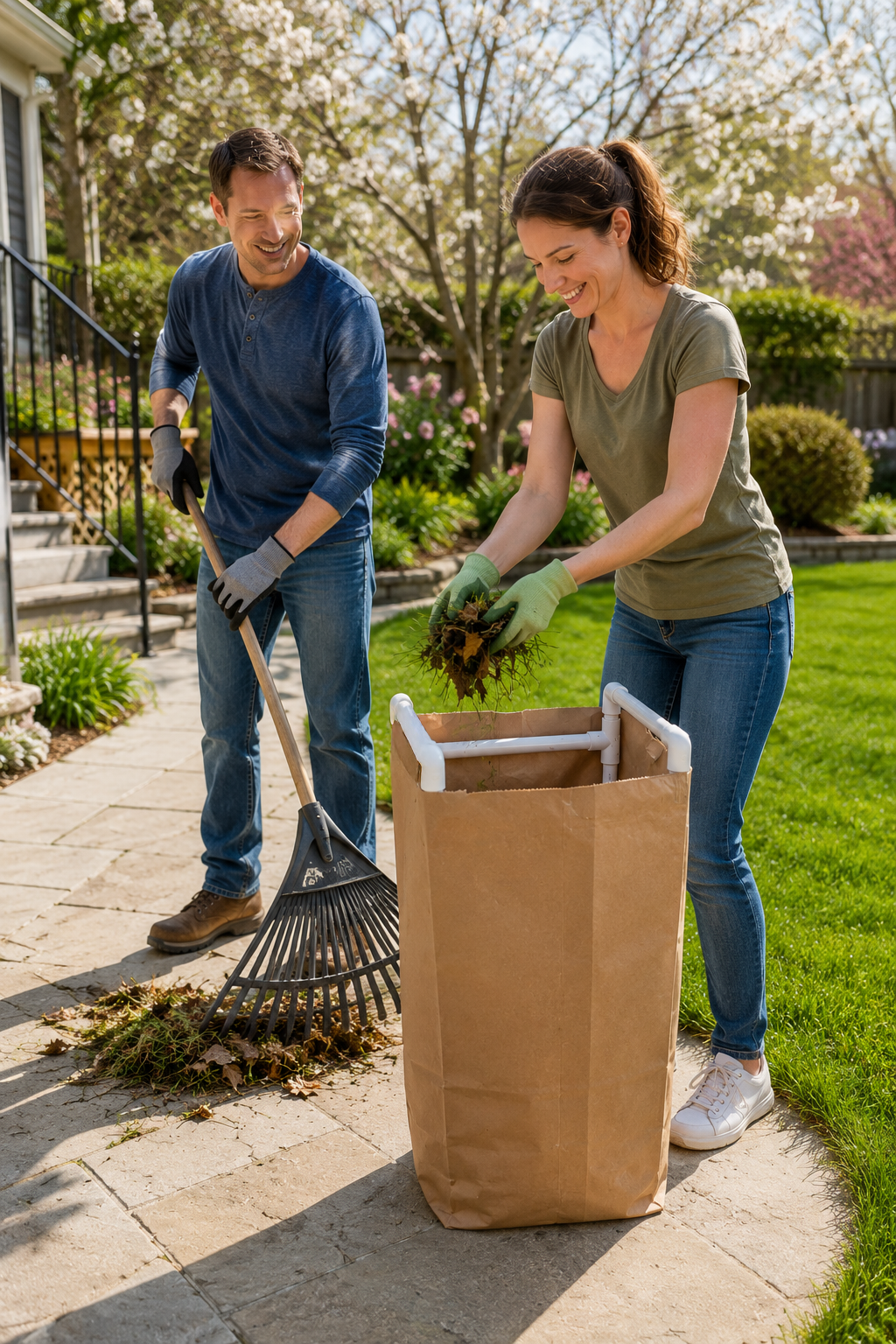 Easy Fill Lawn Bag Holder - Image 2